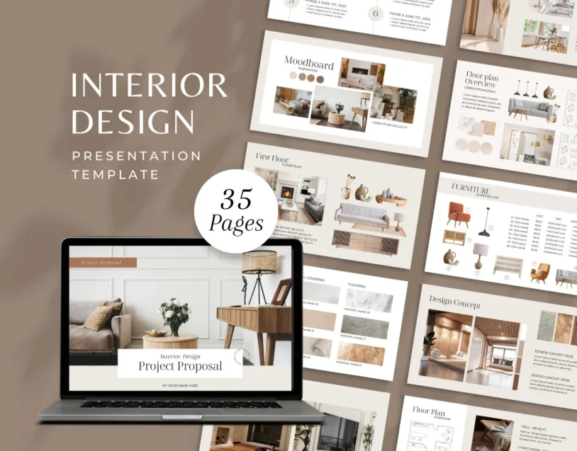 Interior Design Presentation Template