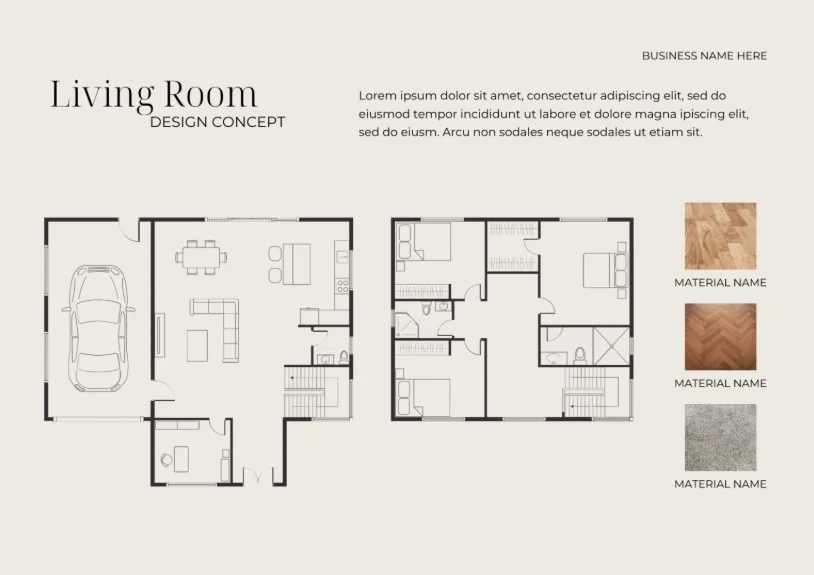 Living Room Design Concept