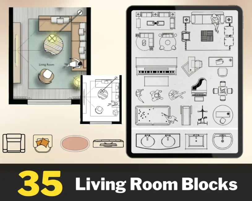 35 Living Room Blocks