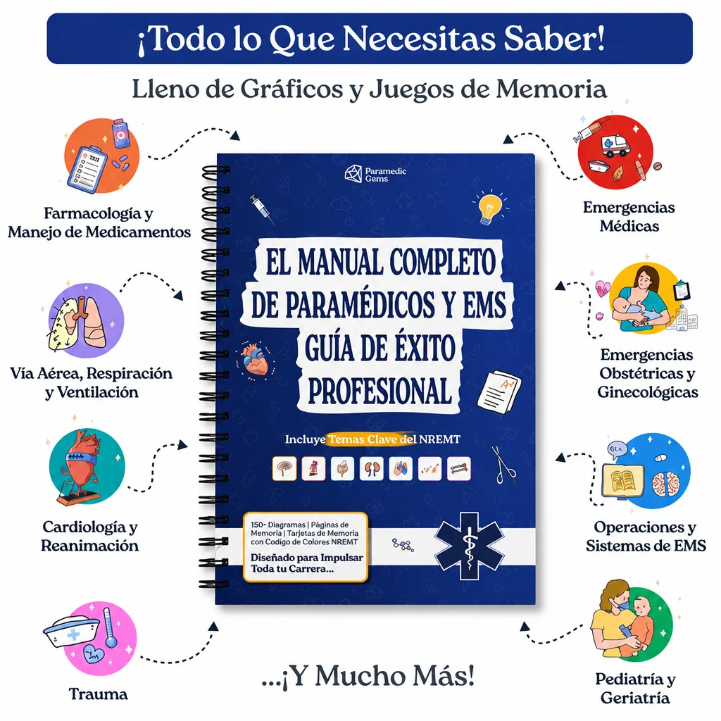 Portada del manual completo para paramédicos